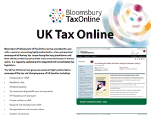 Tablet Screenshot of bloomsburytax.com